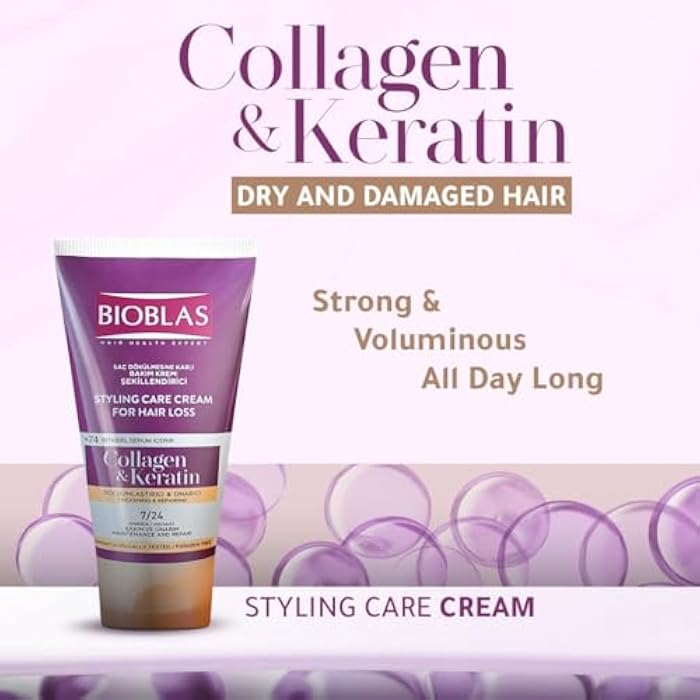Biobalance Styling Care Cream with Collagen and Keratin 150 ml - Image 3